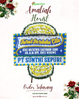 Papan Bunga Duka di Rupat Utara