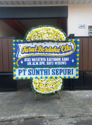 Papan Bunga Duka di Rupat Utara