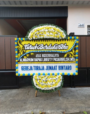 Papan Bunga Duka di Rupat Utara