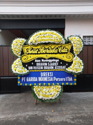 Papan Bunga Duka di Rupat Utara