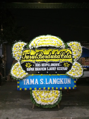 Papan Bunga Duka di Rupat Utara