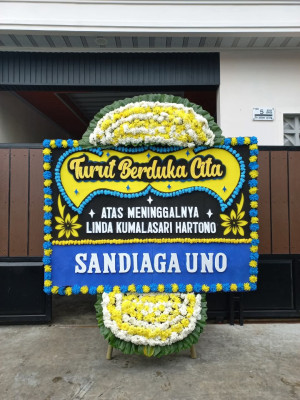Papan Bunga Duka di Rupat Utara