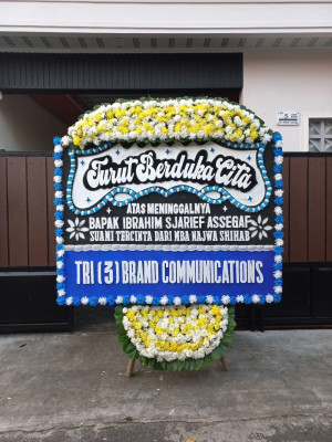 Papan Bunga Duka di Rupat Utara